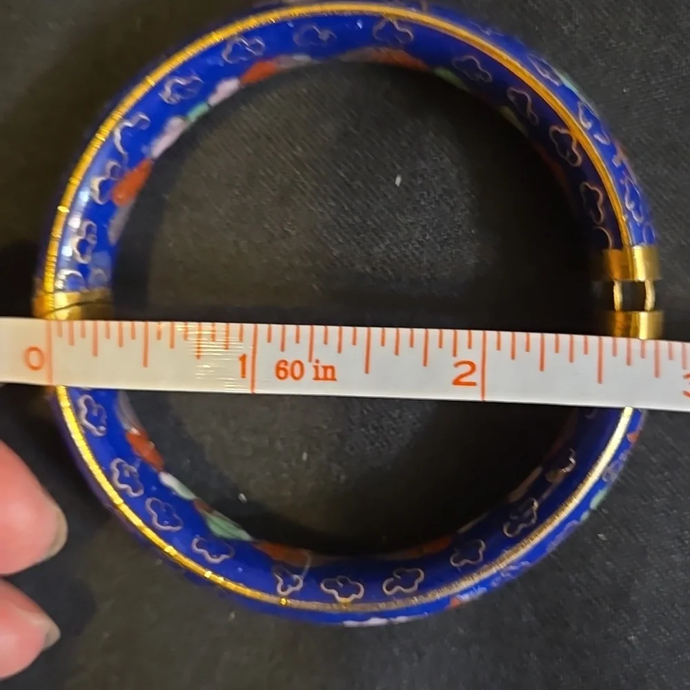 Vintage Chinese Cloissoné Bracelet - Picture 4 of 8